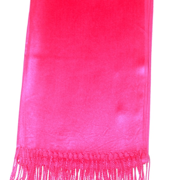 5 NWT Fuschia Pink Pashmina Women Scarf / Wrap - Picture 4 of 4